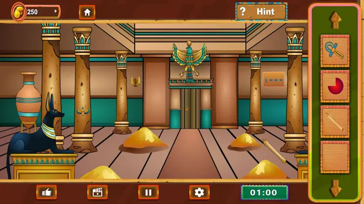 Room Escape Egyptian tomb android App screenshot 0